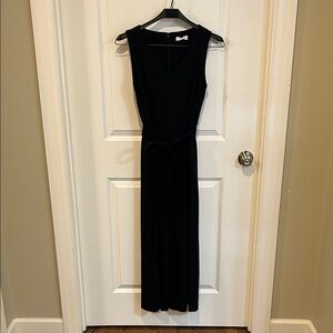 Elegant Black Sleeveless Romper